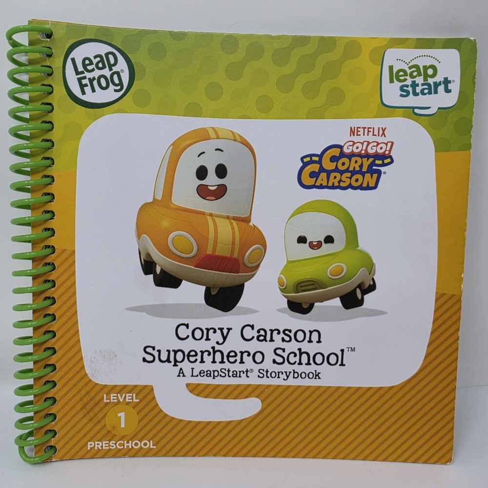 Leap Frog Go Go Cory Carson Super Hero School Replacement Book Spiral Spine